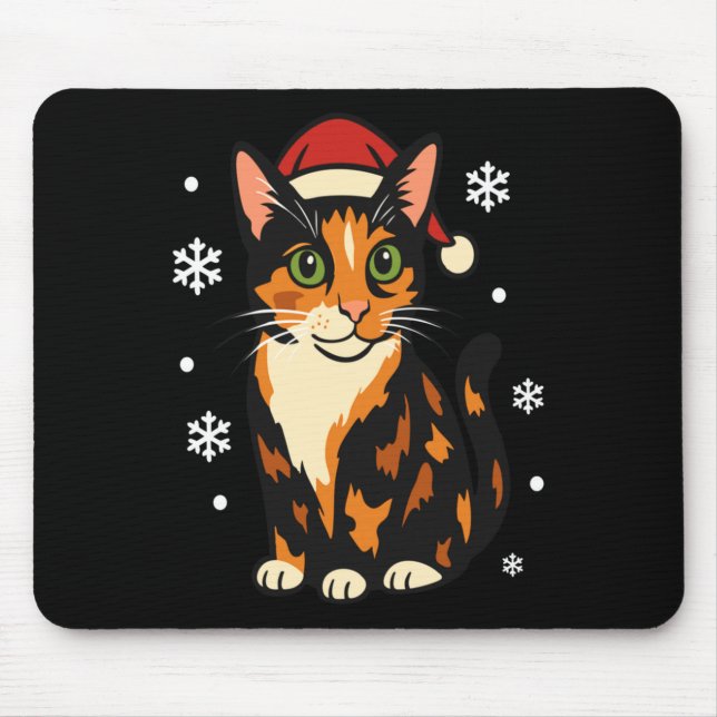 Holiday Kitten Cute Christmas Cat Design Uni Long  Musmatta (Framsidan)