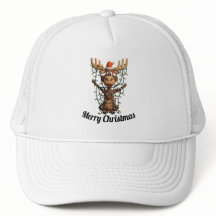 Holiday Lights Moose