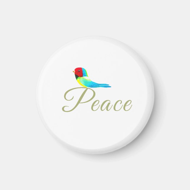 Holiday Little Bird  Messenger of Peace Magnet (Framsidan)
