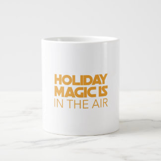 Holiday magic is in the air jumbo mugg