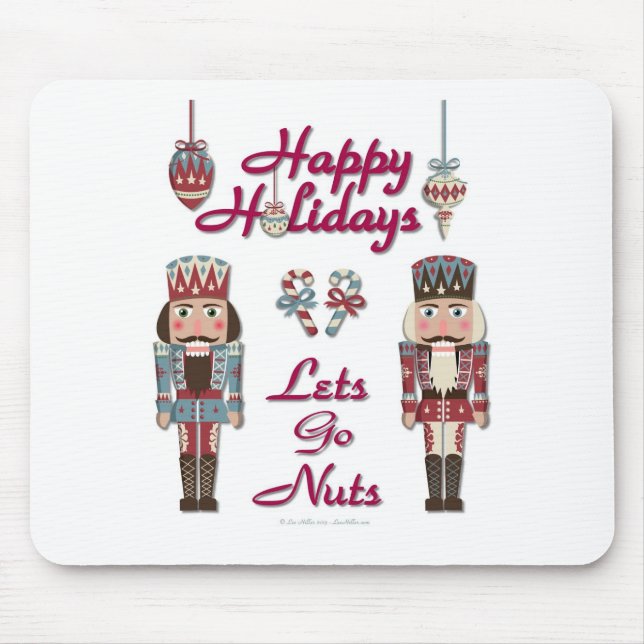 Holiday Nutcracker Låt oss gå nötter Musmatta (Framsidan)