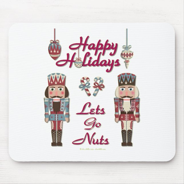 Holiday Nutcracker Låt oss gå nötter Musmatta (Framsidan)
