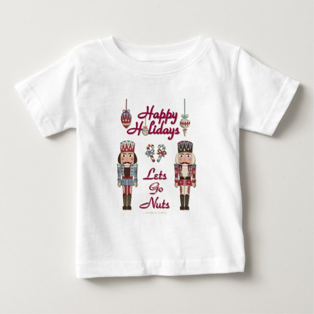 Holiday Nutcracker Låt oss gå nötter T Shirt (Framsida)