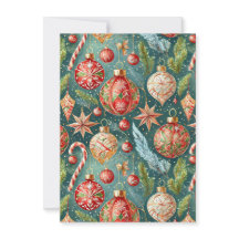 Holiday Ornaments  Party Invitation