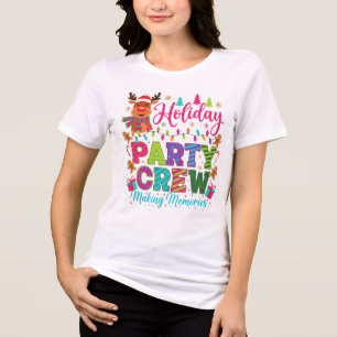 "Holiday Party Crew – Skapa Minnen Tee" T Shirt