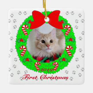 Holiday Picture Wreathe Julgransprydnad Keramik