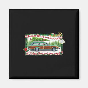 Holiday Road julgran Magnet