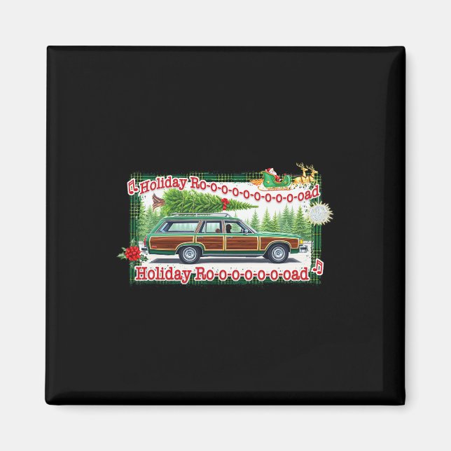 Holiday Road julgran  Magnet (Framsidan)