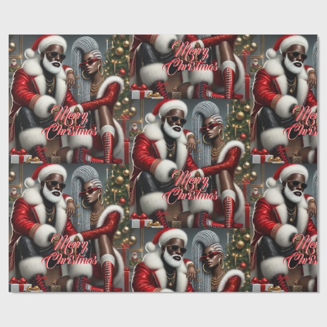 Holiday Royalty Wrapping Paper Presentpapper (Platt)