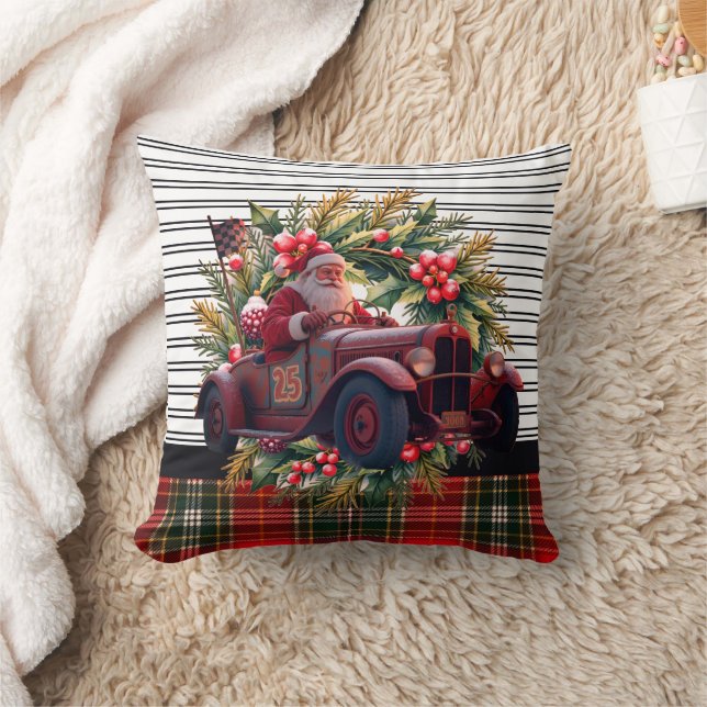 Holiday Santa Decor Kudde (Filt)