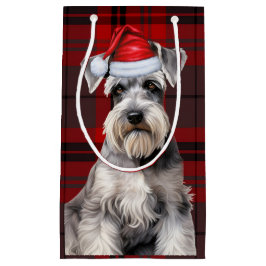 Holiday Schnauzer Hund Semester Plaid Jul