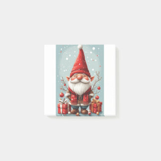 Holiday Season Gnome  Post-it Block