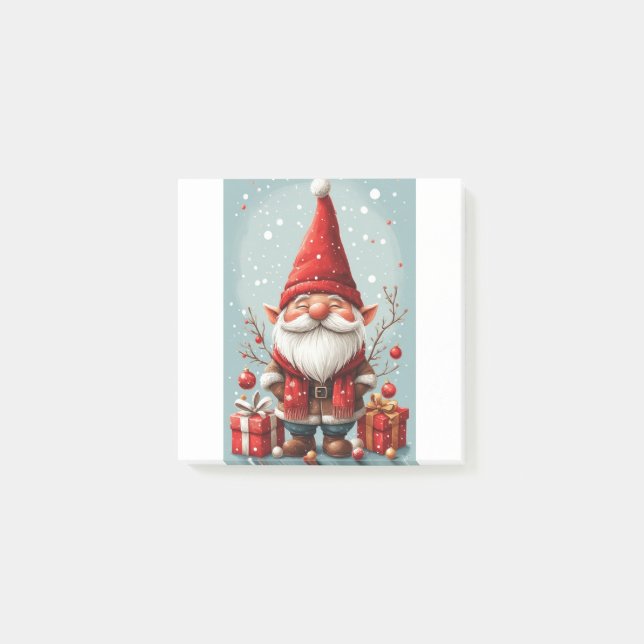 Holiday Season Gnome  Post-it Block (Framsida)