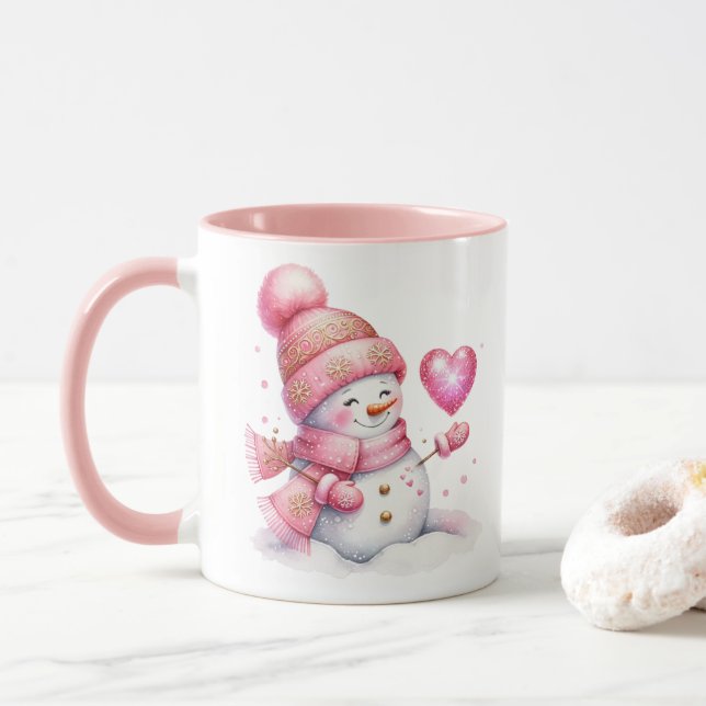 Holiday Snowman Coffee Mug Mugg (Med munk)