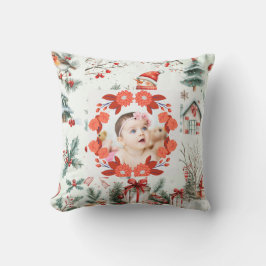 “Holiday Snuggles: Baby’s First Christmas Pillow” Kudde