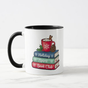 Holiday Spirit Bokklubb Mug   SVART Mugg