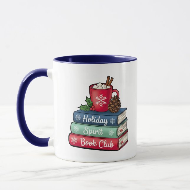 Holiday Spirit Book Club Mug Mugg (Vänster)