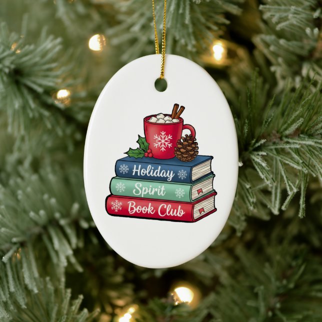 Holiday Spirit Book Club Ornament | Book Lovers (Träd)