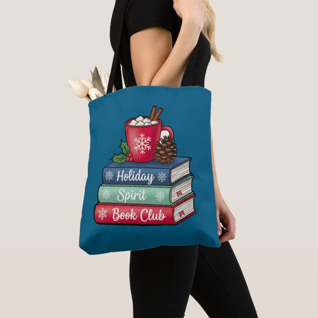 Holiday Spirit Book Club Tote Bag  Tygkasse (Närbild)