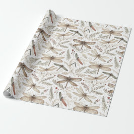 Holiday Spirit Dragonflies Presentpapper