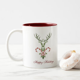 Holiday Stag Mug Två-Tonad Mugg