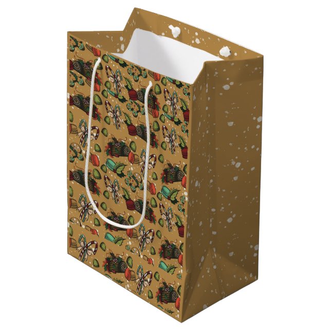 Holiday Sweets- Coco (Color) Medium Gift Bag (Framsidan Vinklad)