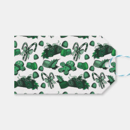 Holiday Sweets- Mint (Solid) Presentetikett