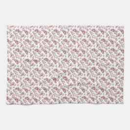 Holiday Sweets- Peppermint (Sheer) Kökshandduk