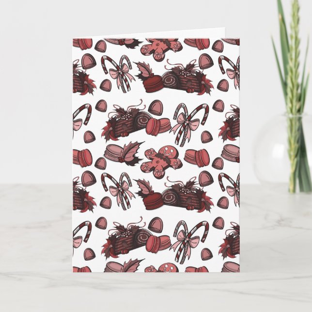Holiday Sweets- Peppermint (Solid) Kort (Framsida)