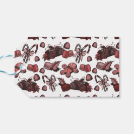 Holiday Sweets- Peppermint (Solid) Presentetikett