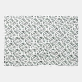 Holiday Sweets- Pine (Sheer) Kökshandduk