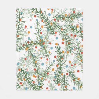 Holiday throw fleecefilt