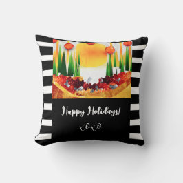 HOLIDAY Throw Pillow Kudde