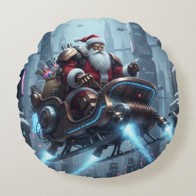 Holiday Throw Pillow Rund Kudde (Framsidan)