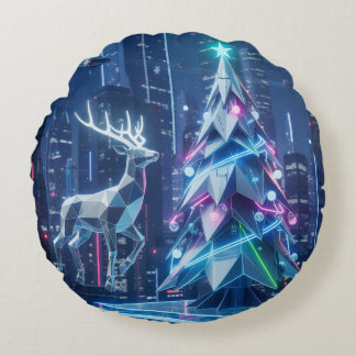 Holiday Throw Pillow Rund Kudde