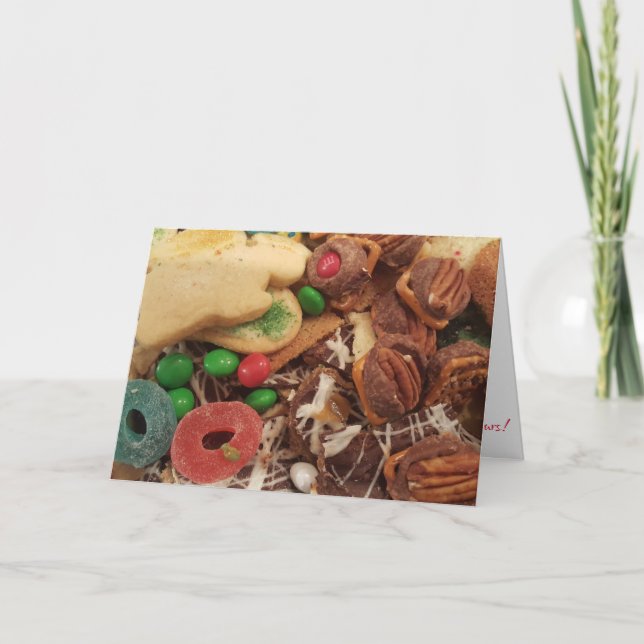 “Holiday Treats" julkort Kort (Framsida)