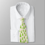 Holiday Tree Forest Christmas Slips<br><div class="desc">* Illustrated Christmas Tree forest of trees with little red ornaments. * Customize by resizing the image for a larger or smaller print. * The back of the necktie is white and can be designed with the front image (or solid color) for an upcharge. * * Click the CUSTOMIZE IT...</div>
