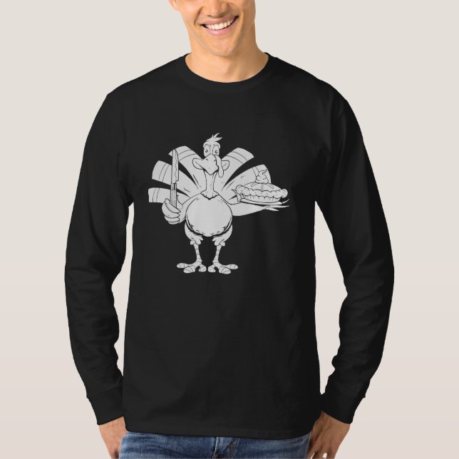 Holiday  Turkey Thanksgiving T Shirt (Framsida)