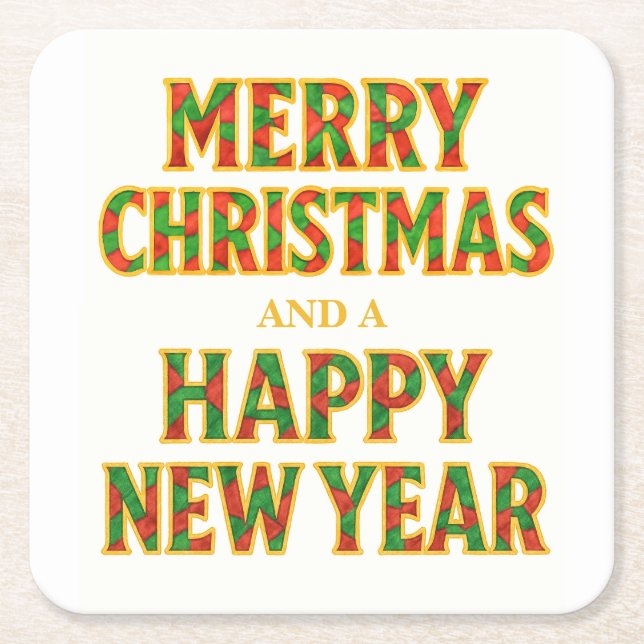 Holiday Underlägg Papper Kvadrat (Framsidan)