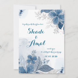 Holiday Wedding Announcements Julkort