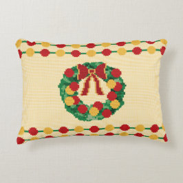 Holiday Wreath Knit Prydnadskudde