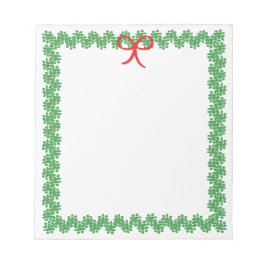Holiday Wreath Notepad Anteckningsblock