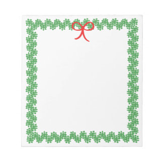Holiday Wreath Notepad Anteckningsblock
