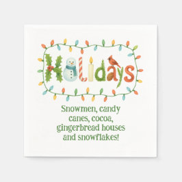 Holidays designed Christmas Pappersservett