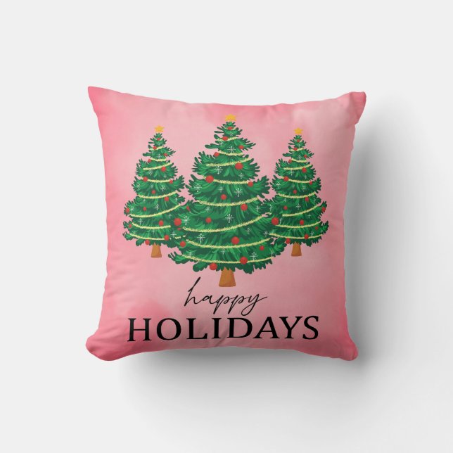 Holidays Throw Pillow Kudde (Framsida)