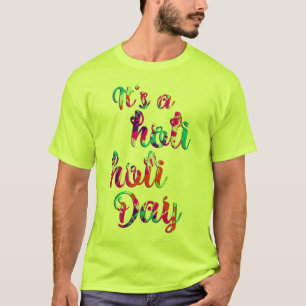 holiES - DET ÄR EN HOLI HOLI DAY + din backgr. T-shirt
