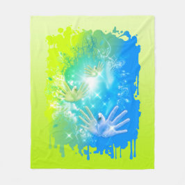 holiES - Flies Händer Pigeons ART Fleecefilt