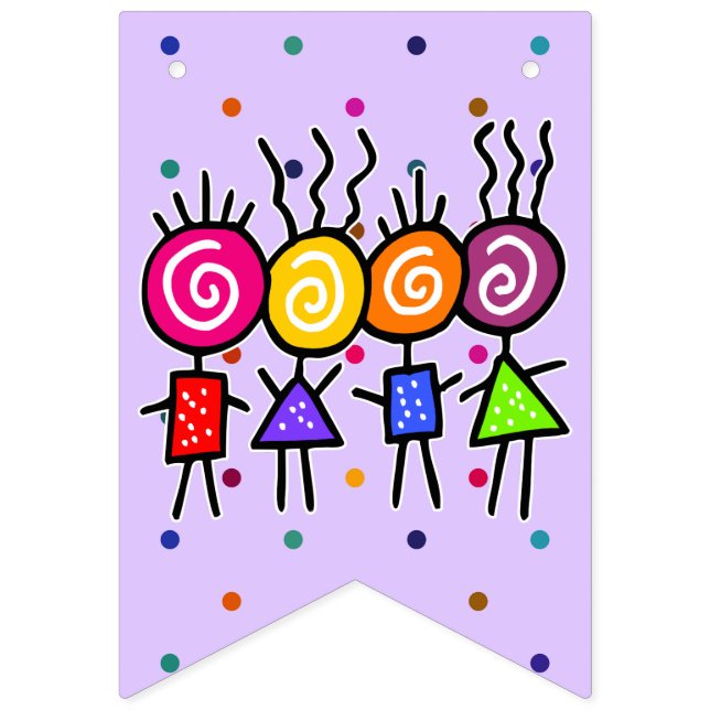 holiES - HOLI BEST FRIENDS + dina idéer Vimplar (Första flaggan)