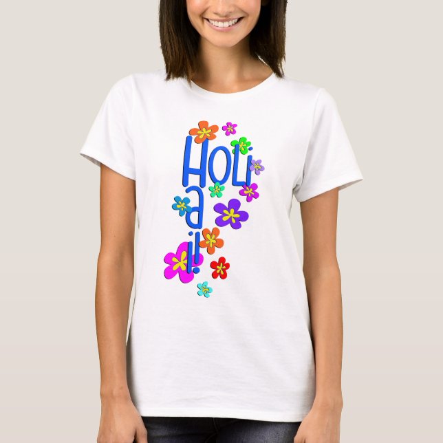 holiES - HOLI HAI blommor 2 Tee (Framsida)