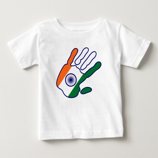 holiES - India Flagga Hand Tee (Framsida)
